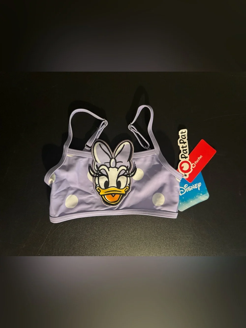 PatPat, Disney Daisy Duck, Girl’s 9M-12M, two-piece tankini swimsuit. New.